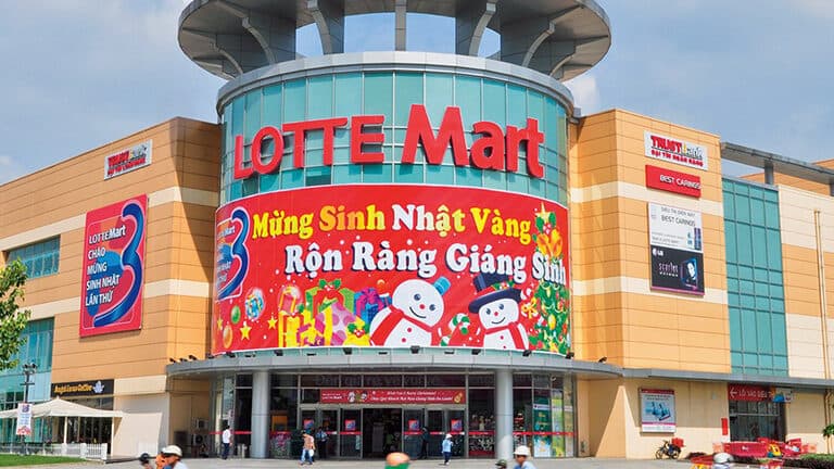 호치민 롯데마트 : 1만 평 규모의 대형 슈퍼마켓