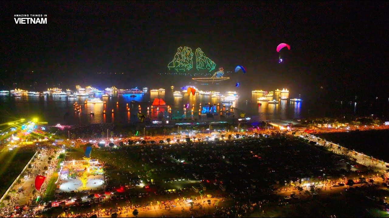 24년 하롱 카니발 축제 동영상. 출처 : Carnaval Hạ Long 2024 🎆🎇