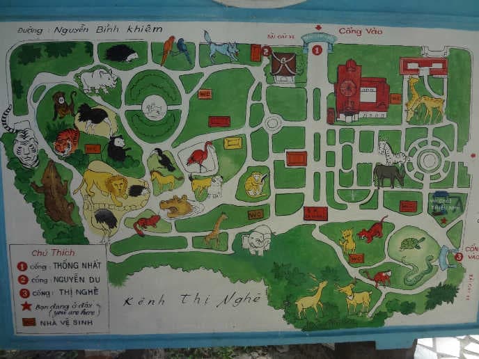 지도를 통해 대략 어떤 동물이 있는지 확인하실 수 있습니다.