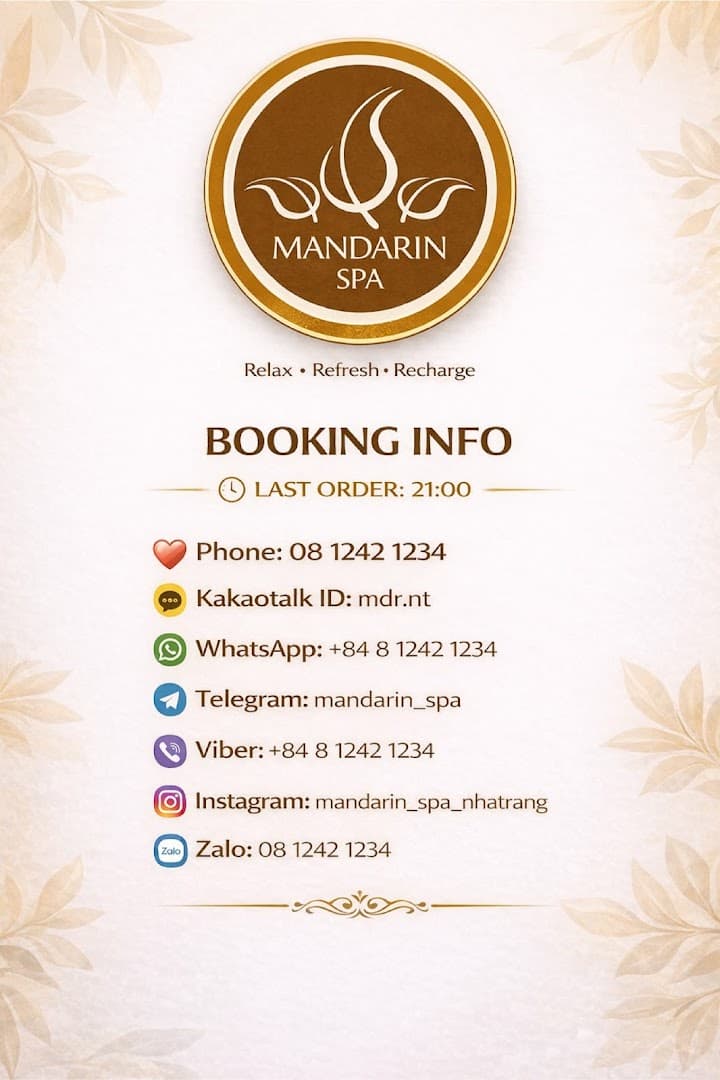 나트랑 만다린스파 앤 마사지