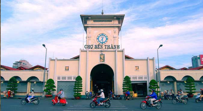 호치민 벤탄시장