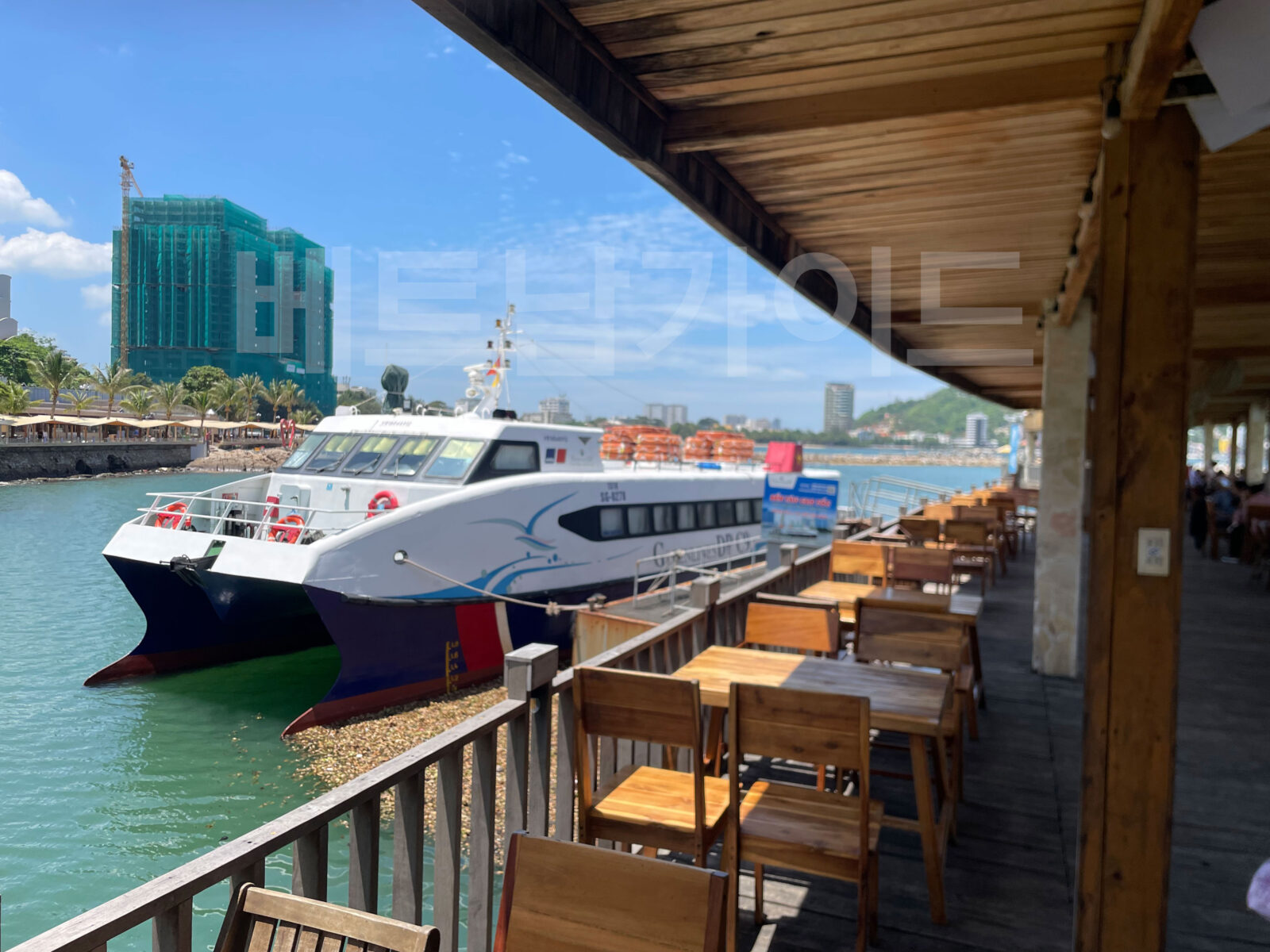 The ferry connecting Ho Chi Minh City and Vung Tau.

