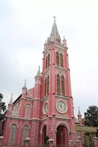 호치민 핑크 성당 사진